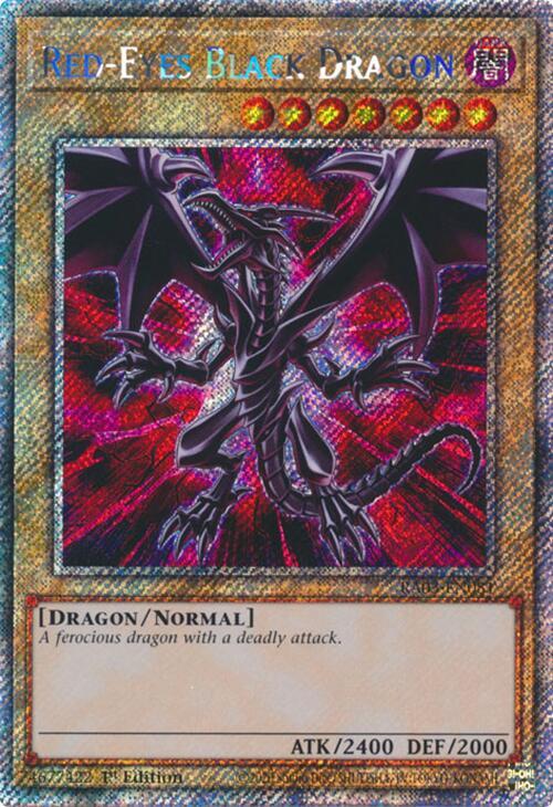 Red-Eyes Black Dragon ra03-en081 Platinum Secret Rare