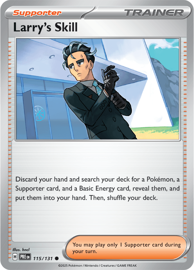 Larry's Skill 115/131 - Reverse Holo