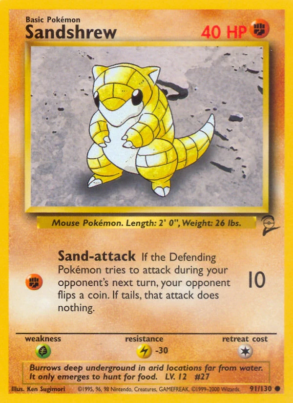 Sandshrew 91/130