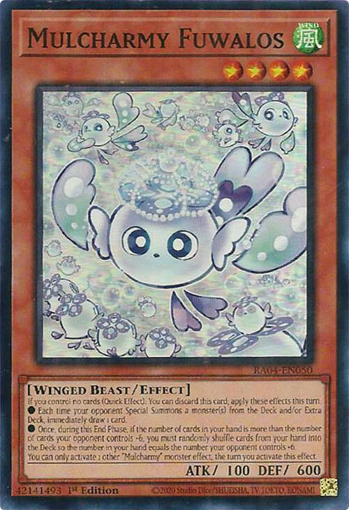 Mulcharmy Fuwalos RA04-EN050 Super Rare PLAYSET