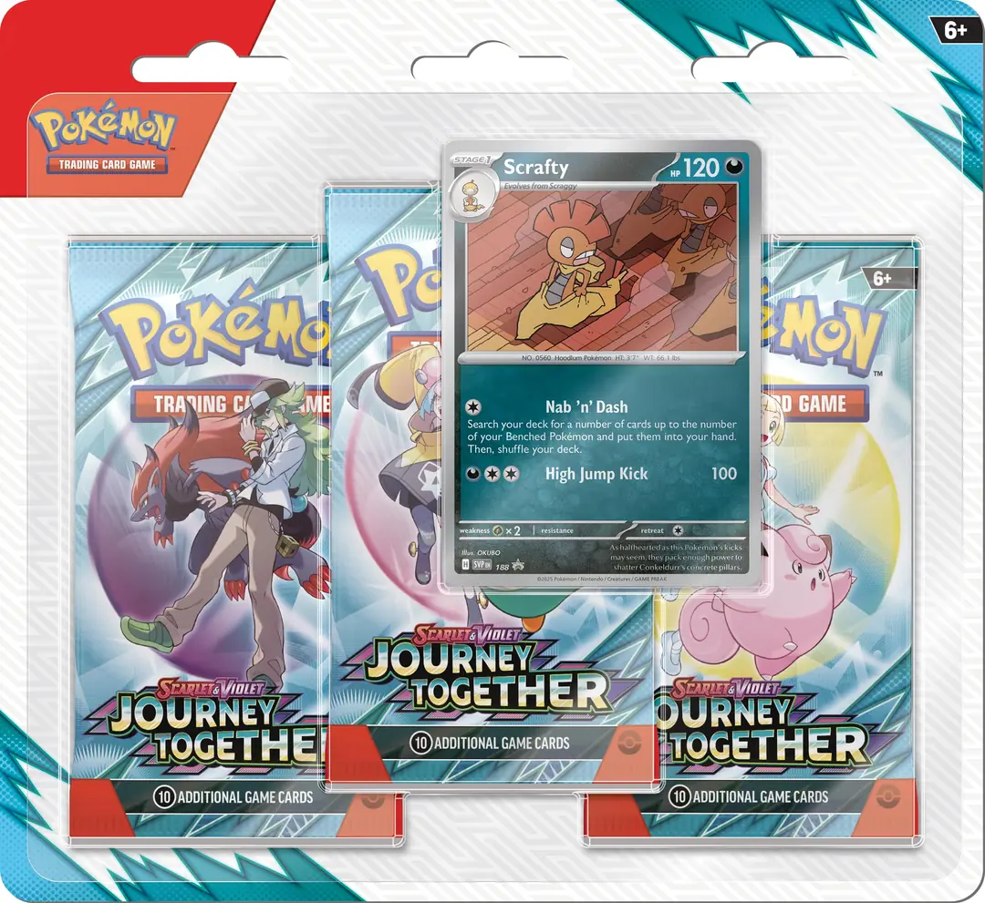 Journey Together 3 Pack Booster Blister - Scrafty