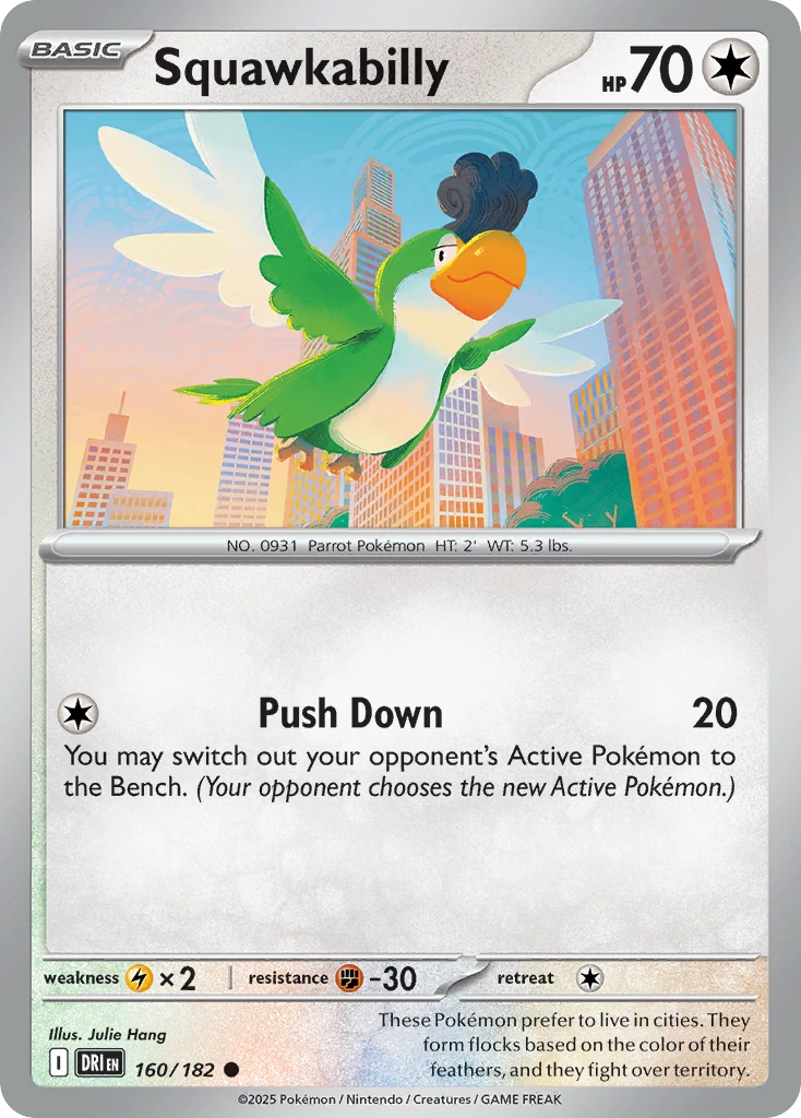 Squawkabilly 160/182   - Reverse Holo