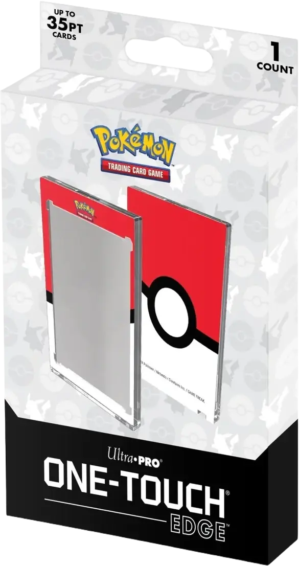 35pt ONE-TOUCH® Edge - Poké Ball Printed Magnetic Card Holder for