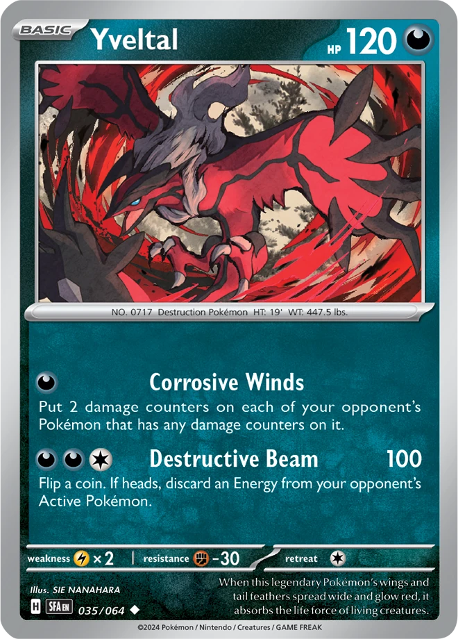 Yveltal 035/064 - Reverse Holo