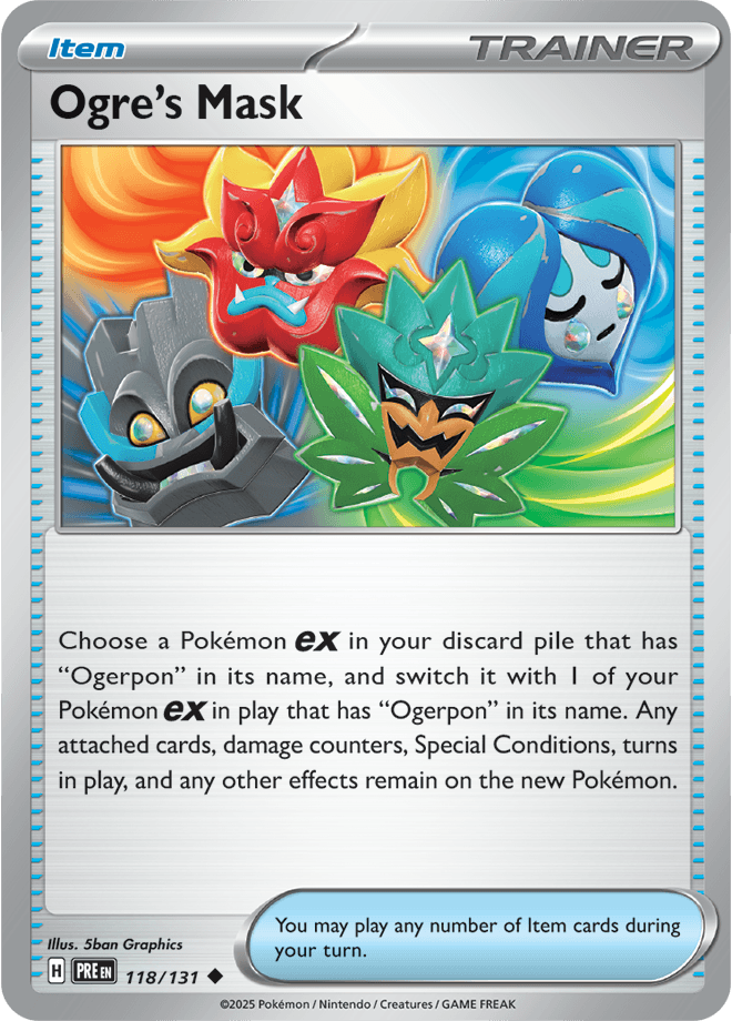Ogre's Mask 118/131 - Reverse Holo