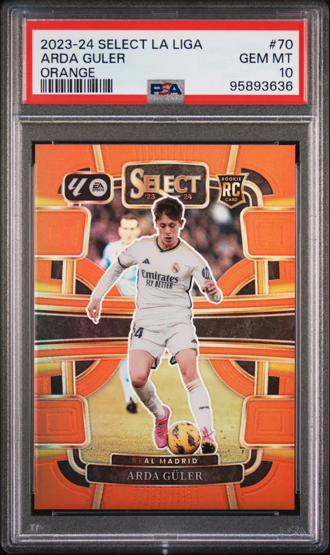 Arda Güler #70 - 2023/24 Panini Select La Liga - Orange - 35/49