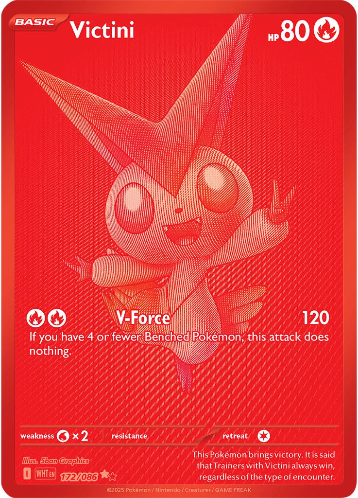 Victini 172/086 Red Hyper Rare ex - White Flare | Card House