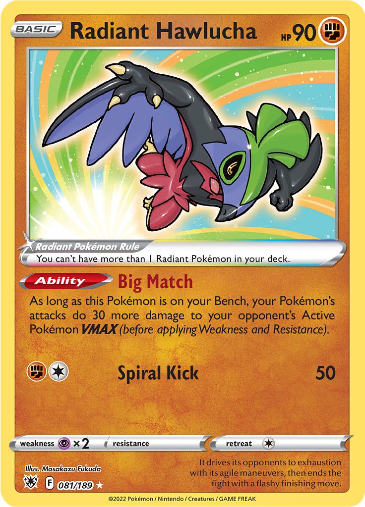 Radiant Hawlucha 081/189