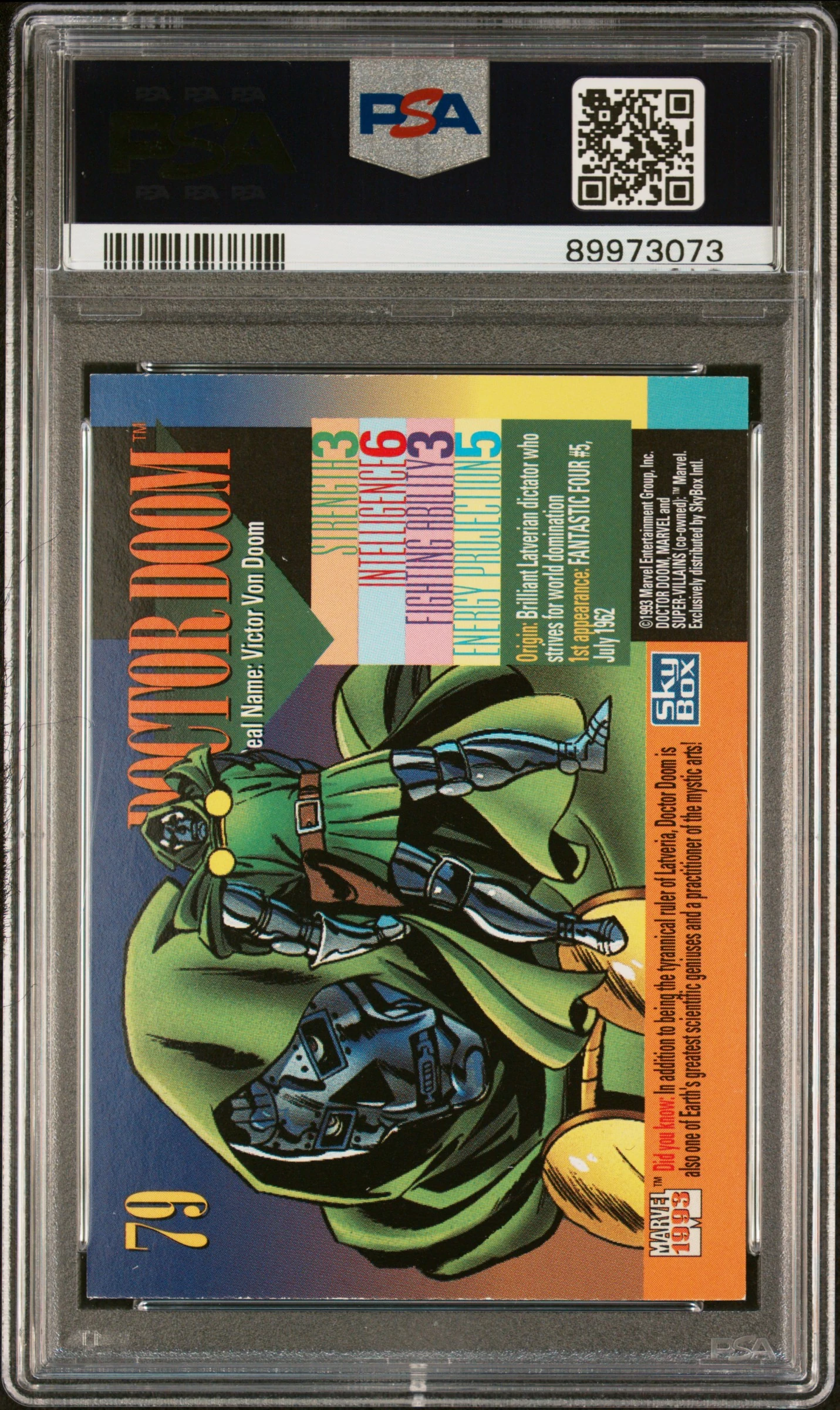 Dr. Doom #79 - Marvel Universe - PSA 9