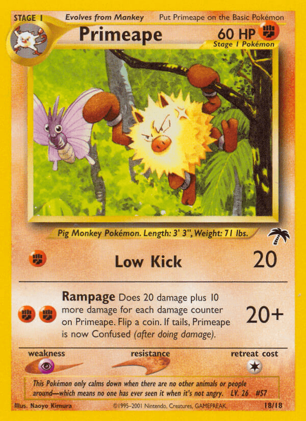 Primeape 18/18