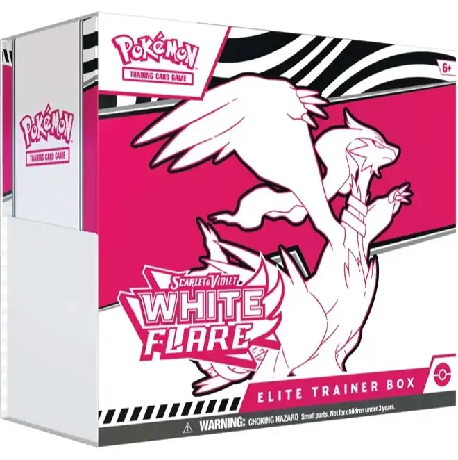 Pokémon - Scarlet & Violet: White Flare Elite Trainer Box (9 Packs) - White Flare (Elite Trainer Box)