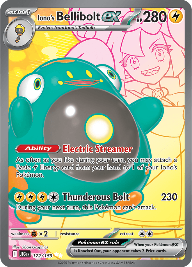 Iono’s Bellibolt ex 172/159