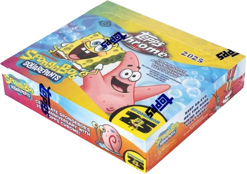 Chrome Spongebob Squarepants 25th Anniversary Hobby Box-2025 Satın