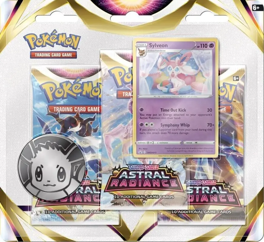 Astral Radiance 3 Pack Booster Blister - Sylveon