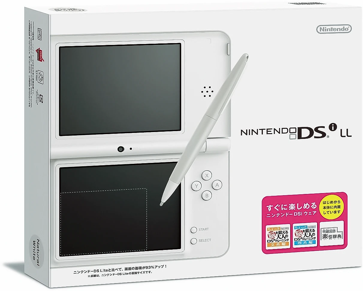 DSi LL Natural White - UTL-S-WGA NTSC-J