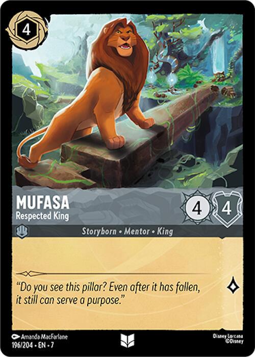Mufasa - RESPECTED KING