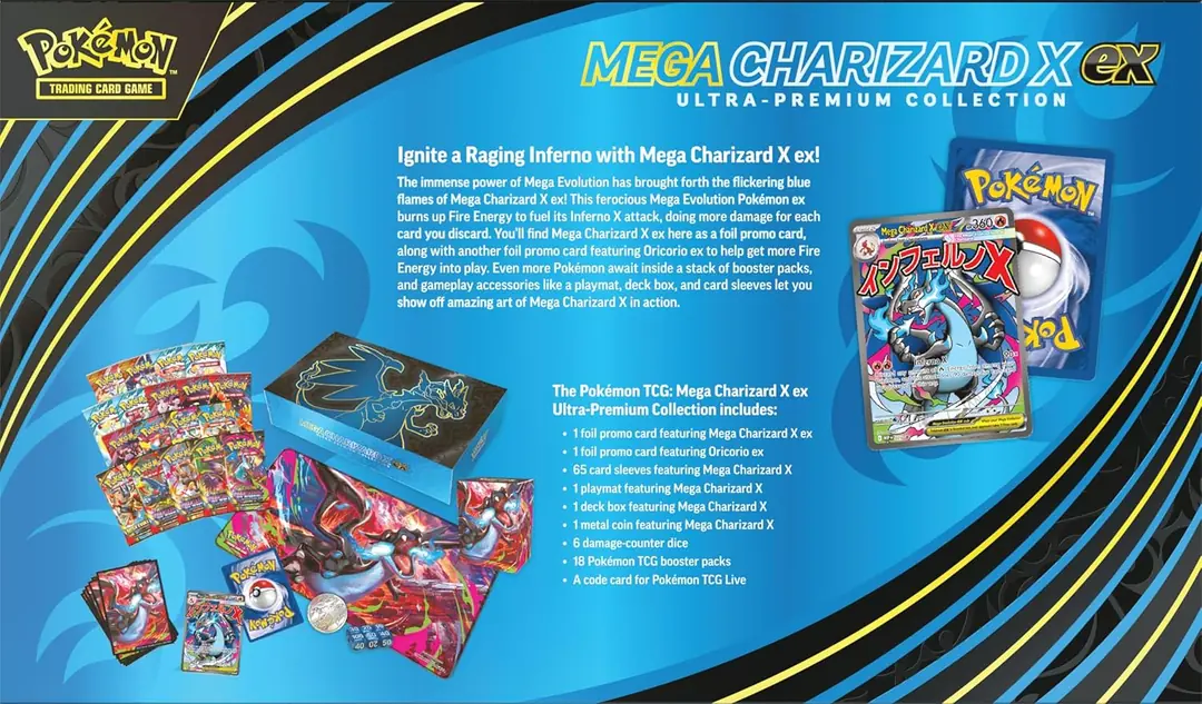 Mega Charizard X Ex Ultra Premium Collection