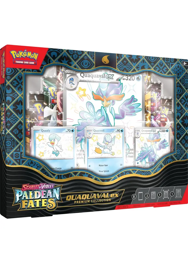 Paldean Fates Quaquaval ex Premium Collection