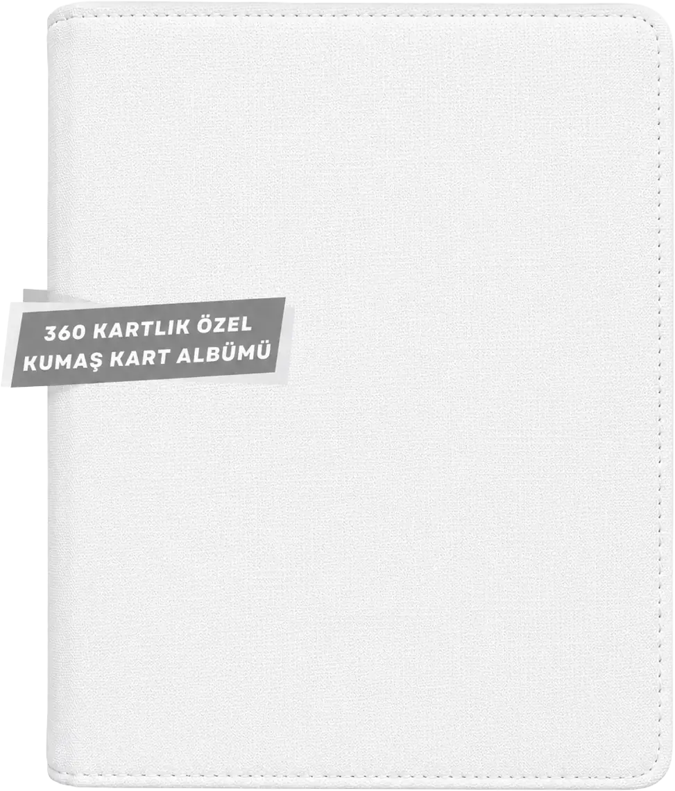 Lite Binder 360 Kart Kapasiteli Kumaş Albüm - Beyaz ürün görseli