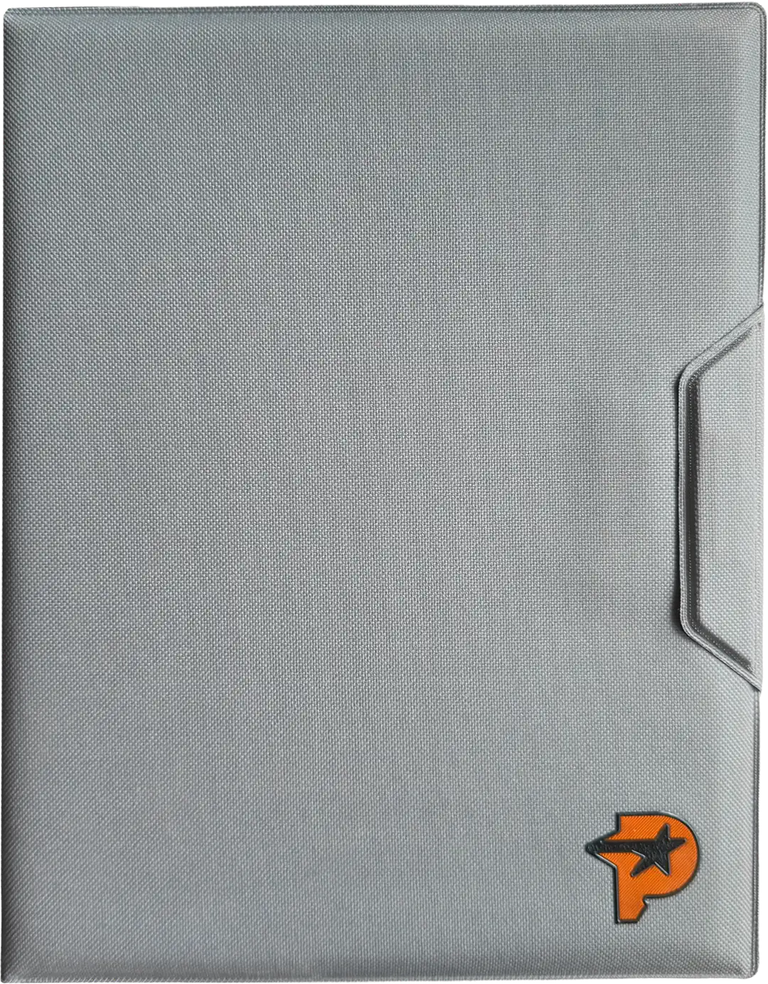 360 Kartlık Magnetik Kapaklı Koleksiyon Kart Albümü Kumaş Binder - Gri