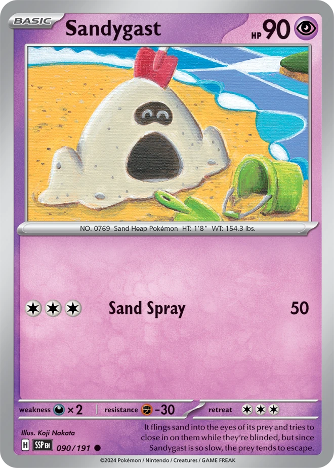 Sandygast 090/191 - Reverse Holo