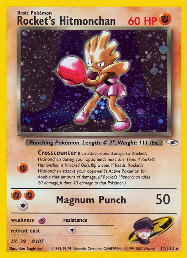 Rocket's Hitmonchan 11/132