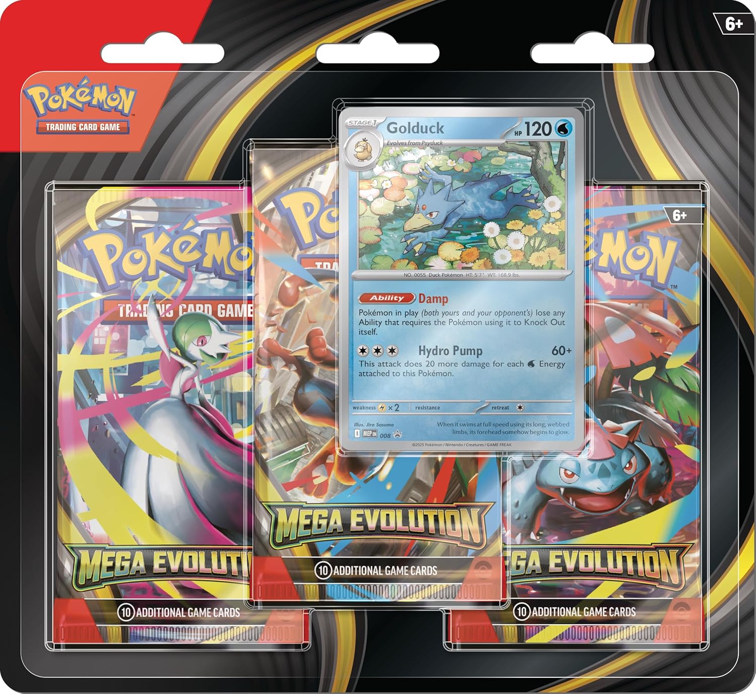 Mega Evolution 3 Pack Blister - Golduck