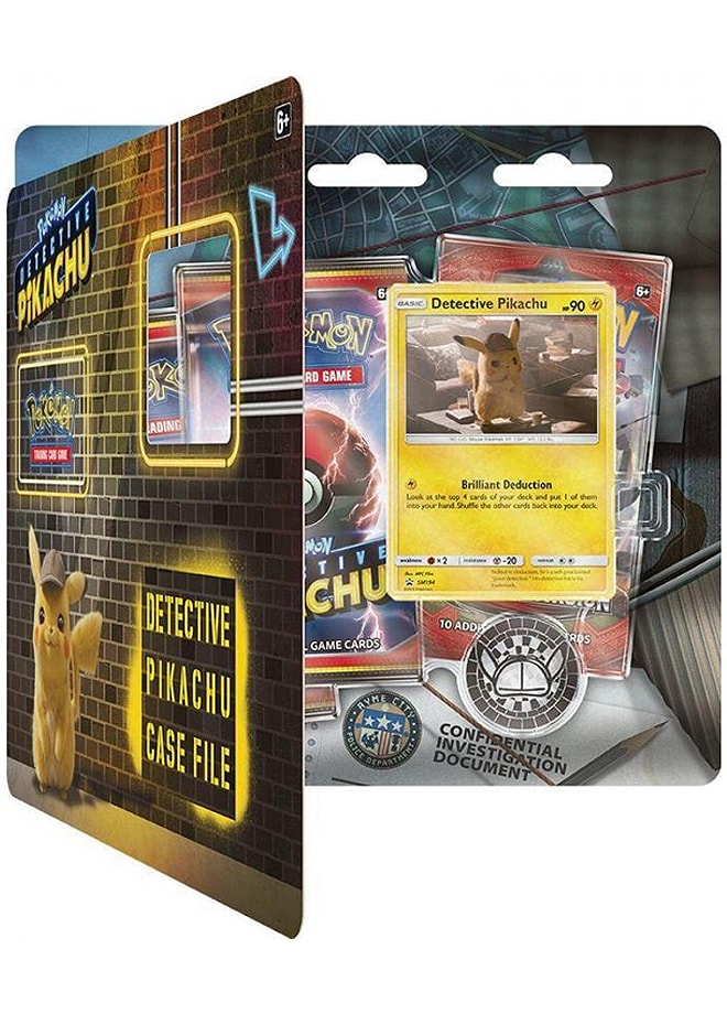 Detective Pikachu Case File - 3 Pack Blister