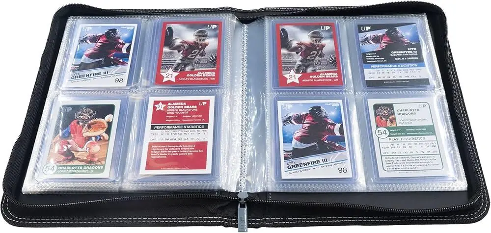 Fermuarlı Premium Toploader Pro Binder 4 Cepli 80 Kart Kapasiteli