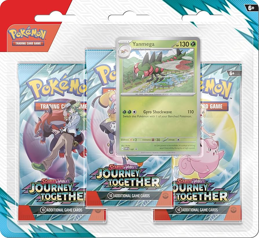 Journey Together 3 Pack Booster Blister - Yanmega Satın Al