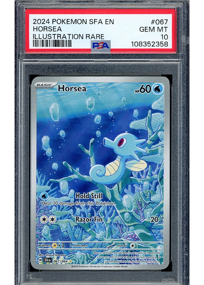 Horsea #067 - Shrouded Fable - PSA 10