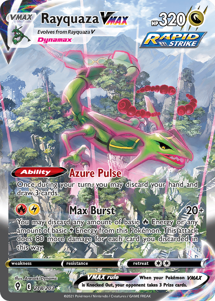 RayquazaVMAX 218/203