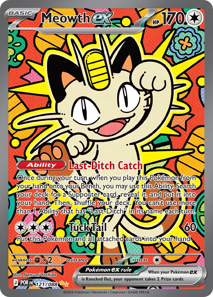 Meowth ex 121/88 Satın Al - Meowth ex 121/88