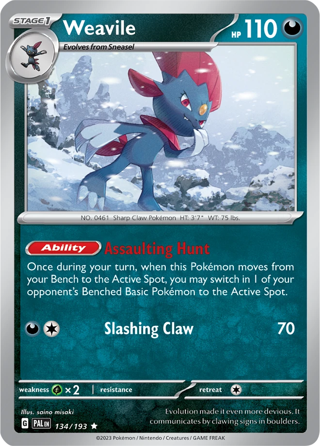 Weavile 134/193