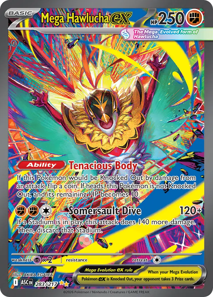 PSA10 Mega Hawlucha ex SAR 英語版 283/217 Mega Hawlucha ex 283/217 Satın Al - Mega Hawlucha ex 283/217