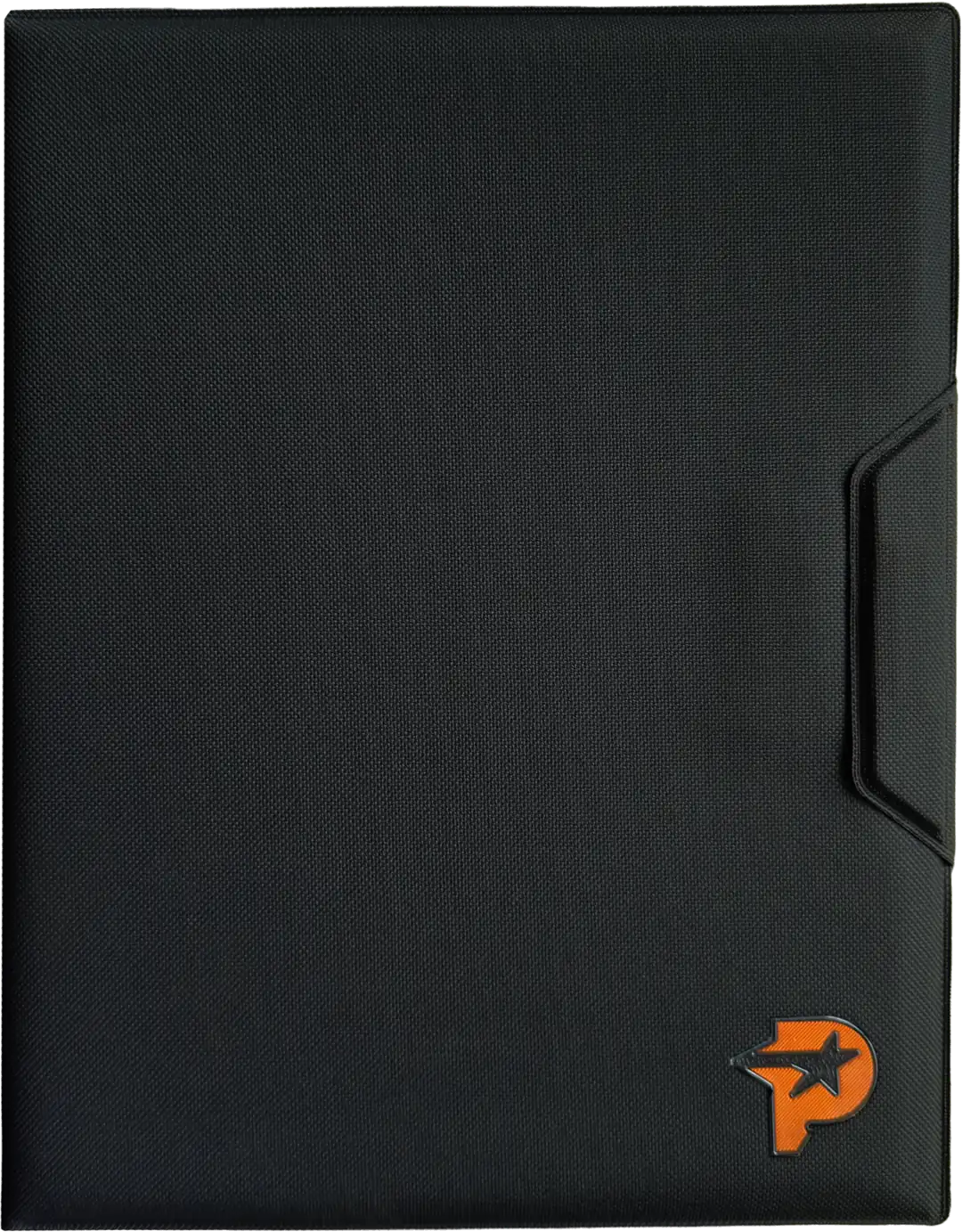 360 Kartlık Magnetik Kapaklı Koleksiyon Kart Albümü Kumaş Binder - Siyah