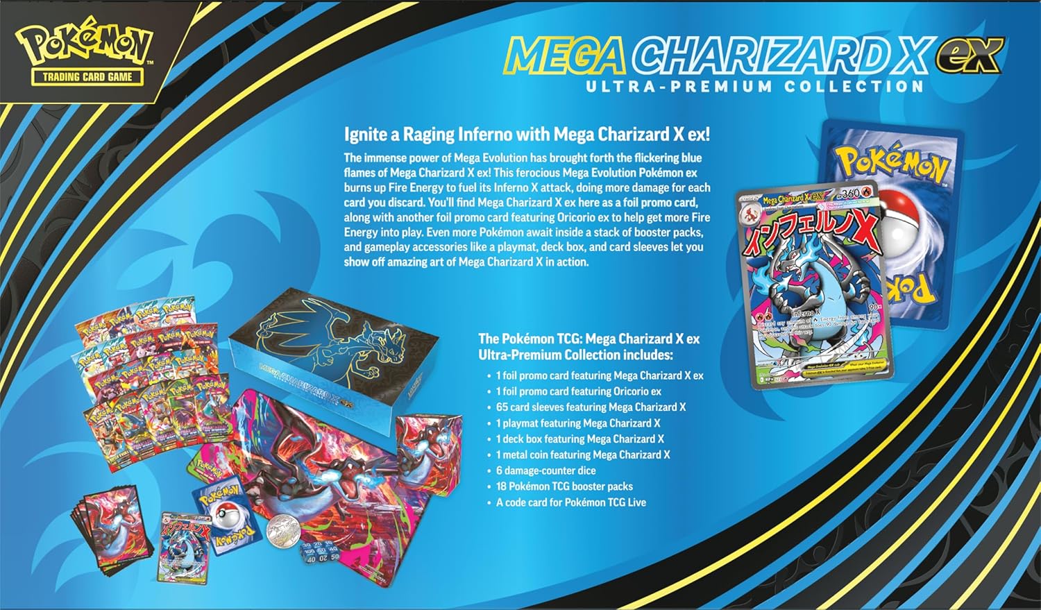 Mega Charizard X Ex Ultra Premium Collection