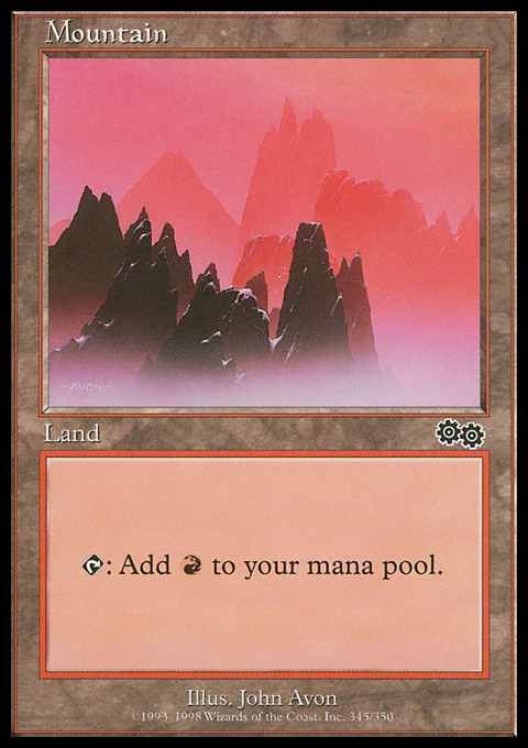 Urza's Saga: Mountain (345)