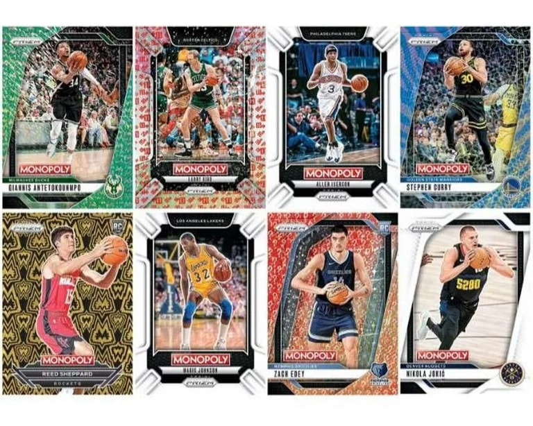 Prizm Monopoly Basketball Blaster Box - 2024/25
