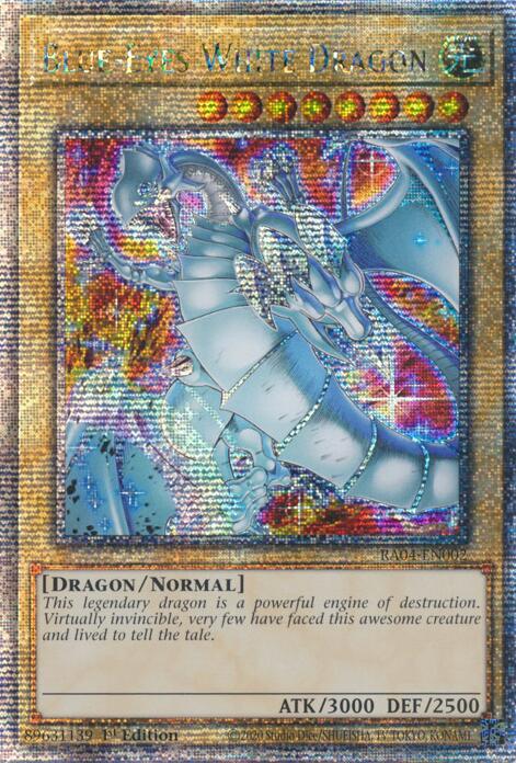 Blue-Eyes White Dragon RA04-EN002