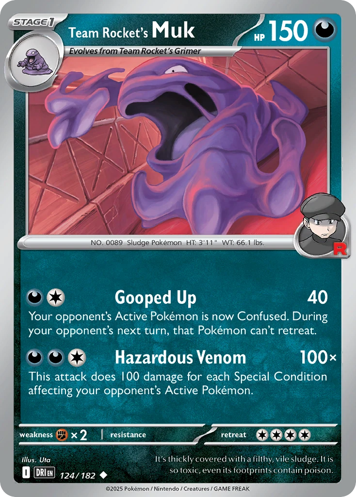 Team Rocket's Muk 124/182