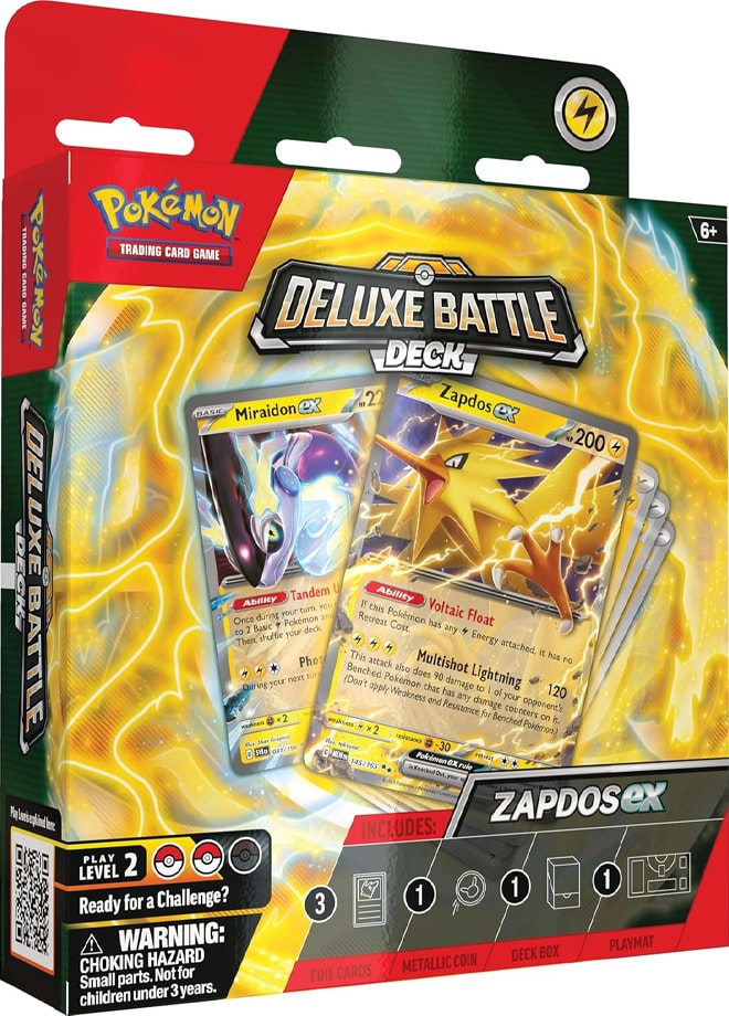 Zapdos ex Deluxe Battle Deck