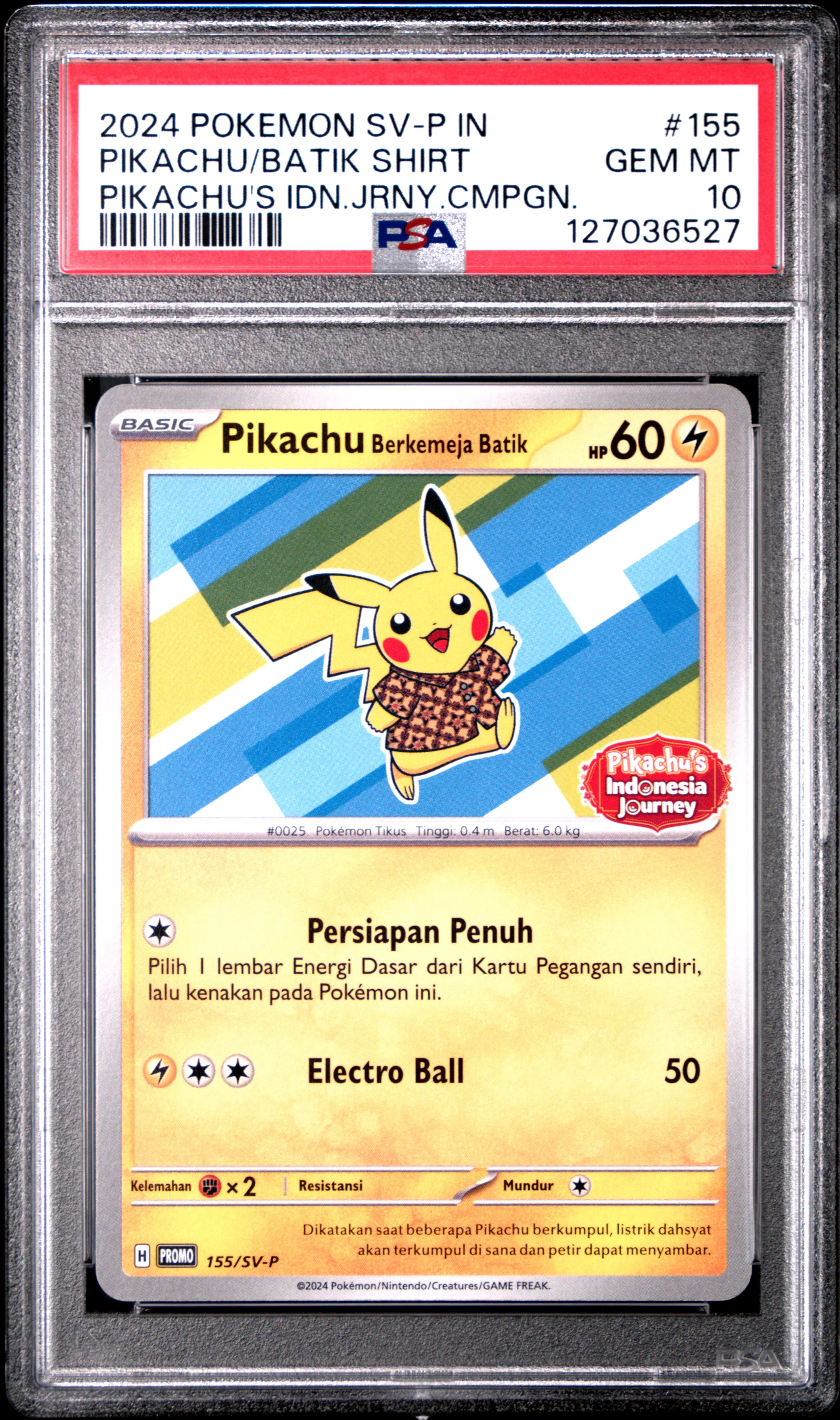 Pikachu with Grey Felt Hat Promo - PSA 10 Satın Al - Pikachu with