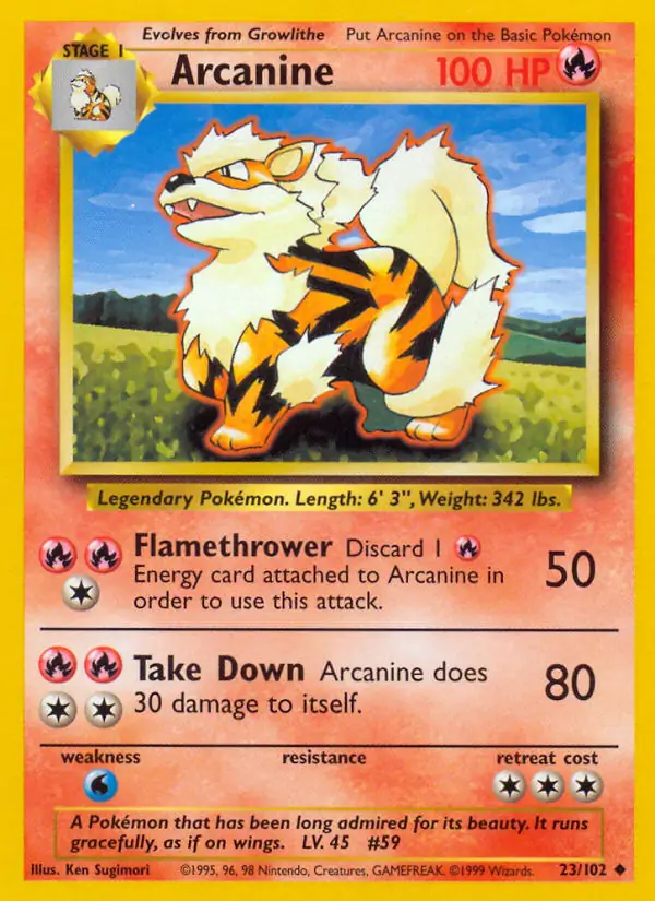 Arcanine 23/102