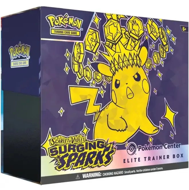 ポケモンカードゲーム Surging Sparks pokemon center ETB Pokémon Center - Surging Sparks Elite Trainer Box Satın Al