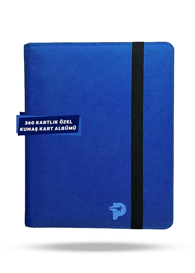 360 Kartlık Koleksiyon Kart Albümü Kumaş Binder