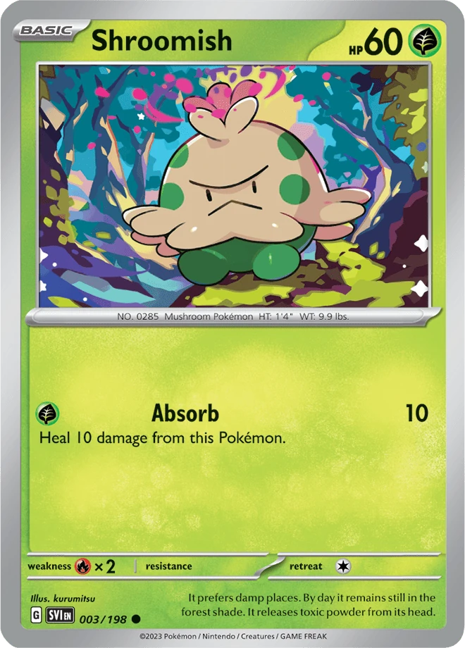 Shroomish 003/198 - Reverse Holo