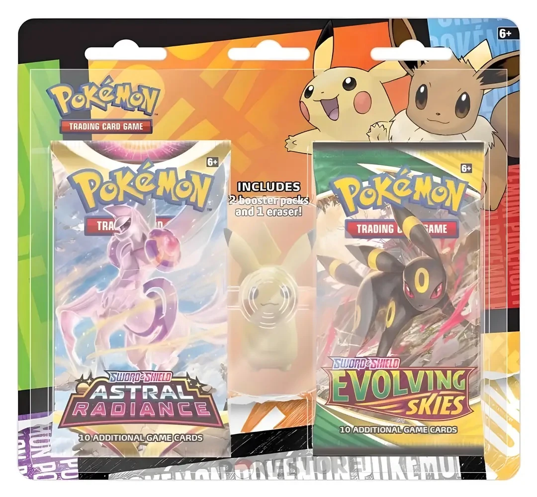 Back to School Eraser Blister - Pikachu