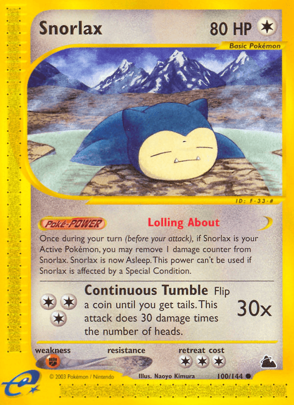 Snorlax 100/144 - Reverse Holo