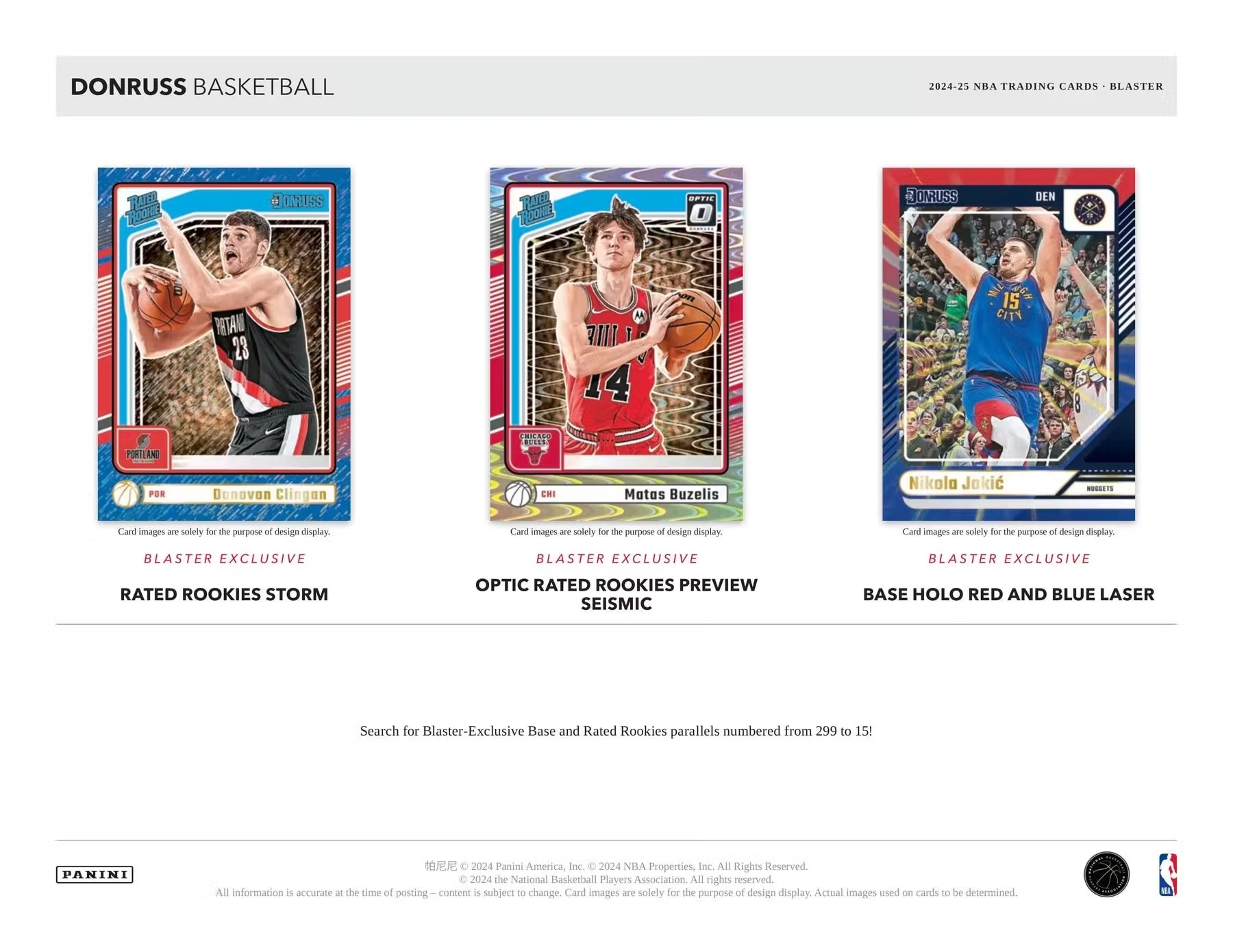 2024/25 Donruss Basketball Blaster Box